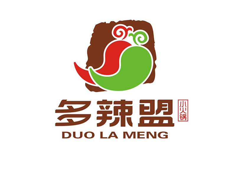 多辣盟标志设计,新乡logo设计