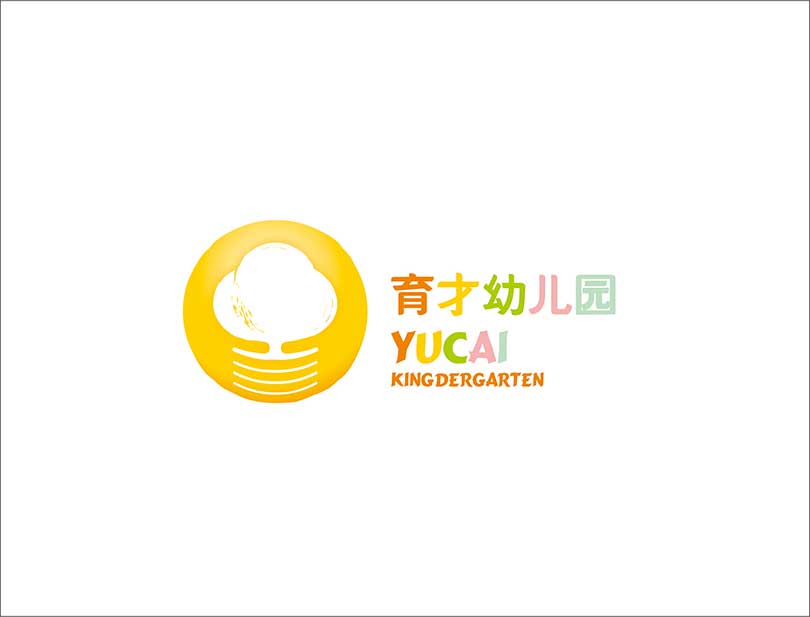 育才幼儿园标志设计,新乡logo设计,新乡标志设计,新乡VI设计